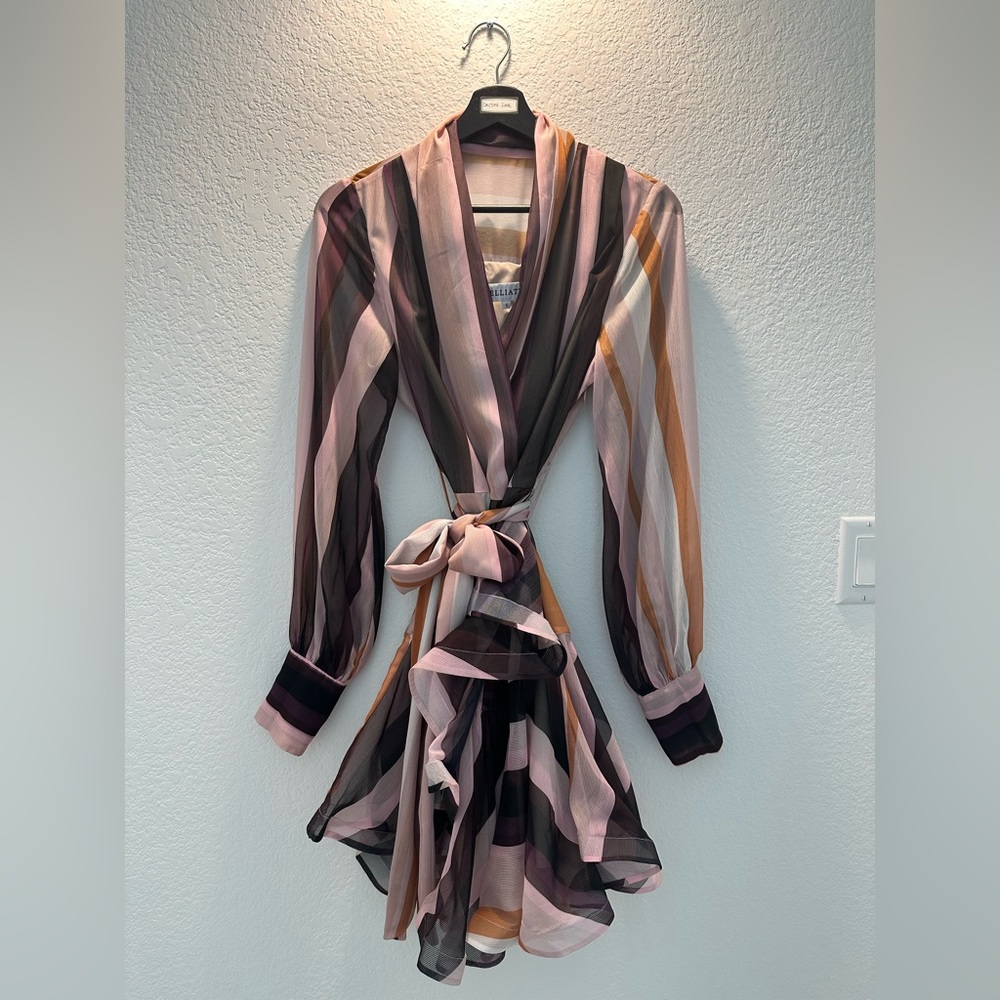 Elliatt Stripe Ruffle Day Dress